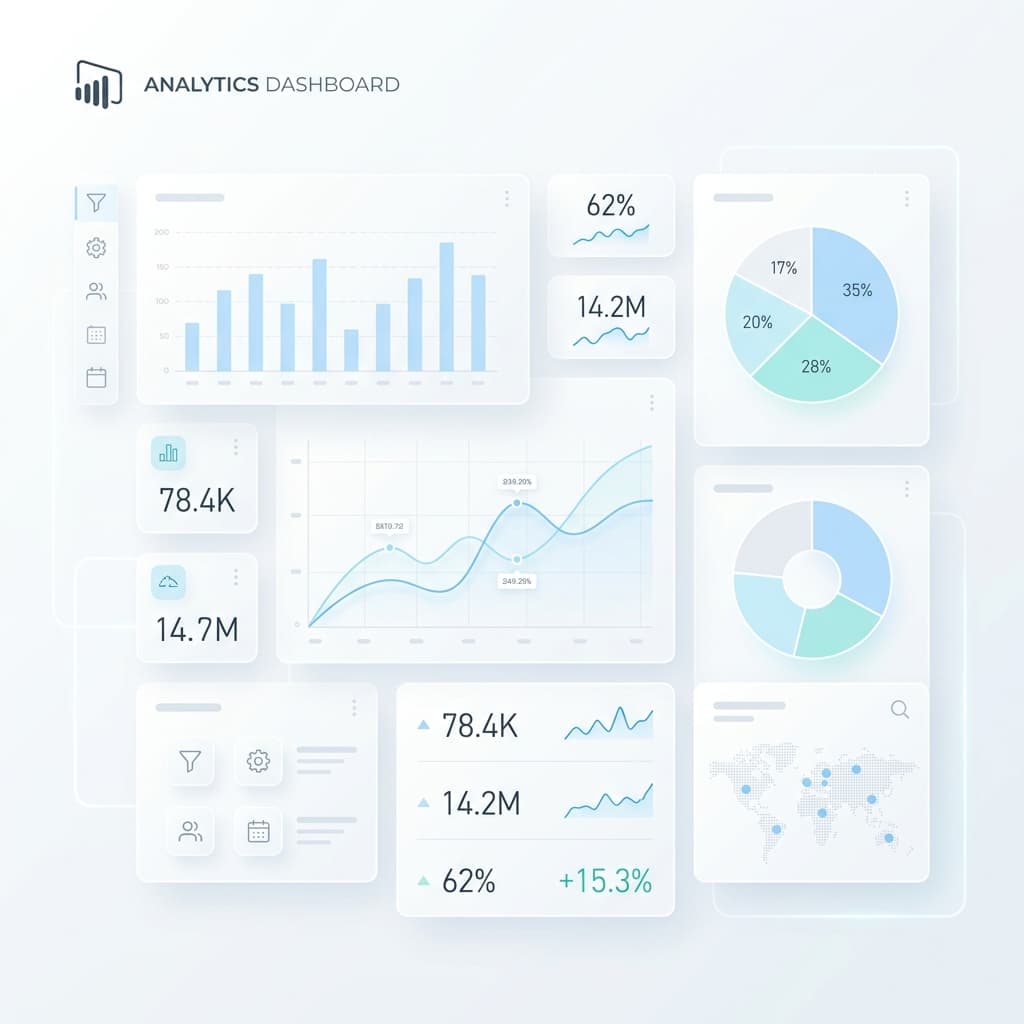 Dashboard Analytics Background